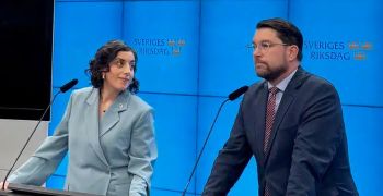 Jimmie Åkesson och Simona Mohamsson