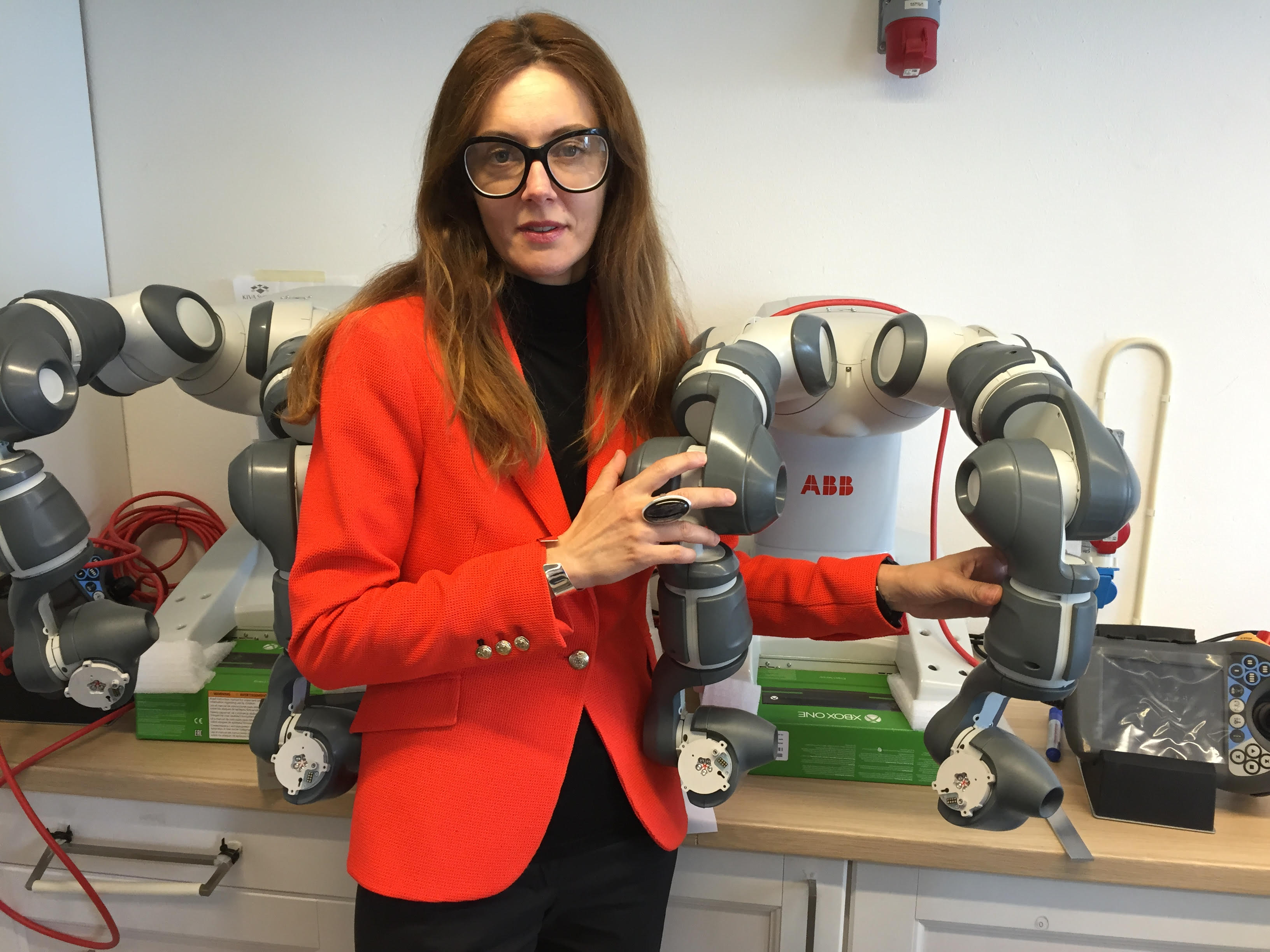 Danica Kragic på arbetet