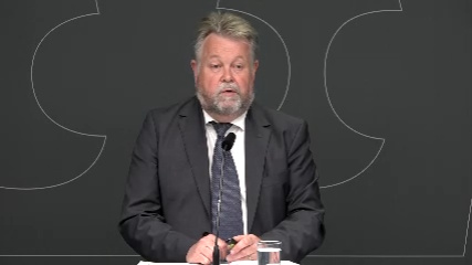 Göran Lyndahl på Presskonferensen