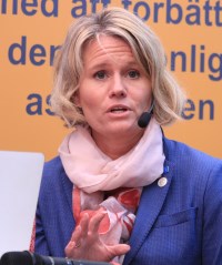 Pia Steensland (KD) på debatt i Almedalen 2019