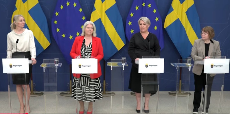 bild från presskonferens
