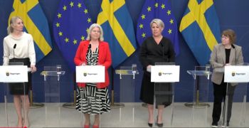 bild från presskonferens