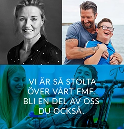 annons FMF Assistans - Vi är så stolta över vårt FMF. Blir en del av oss du också.