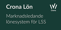 annons Crona Lön - Marknadsledande lönesystem för LSS