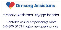 annons Omsorg Assistans  - Personlig Assistans i trygga händer - Kontakta oss för ett personligt möte 010-300 50 03, info@omsorgassistans.se