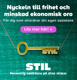 annons STIL- Nyckeln till frihet och minskad ekonomisk oro. För dig som anordnar din egen assistans. Läs mer här.