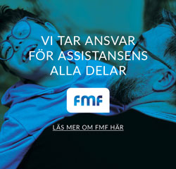 annons FMF assistans, Vi tar ansvar för assistansens alla delar - Läs mer om FMF - Familj med funktionsnrdsättning