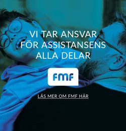 annons FMF assistans, Vi tar ansvar för assistansens alla delar - Läs mer om FMF - Familj med funktionsnrdsättning