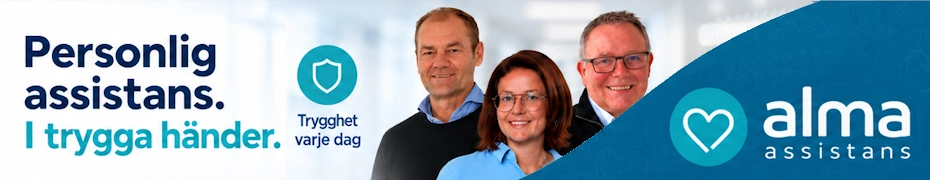 Annons Alma Assistans - För kostnadsfri rådgivning om assistans: 010-480 98 70
